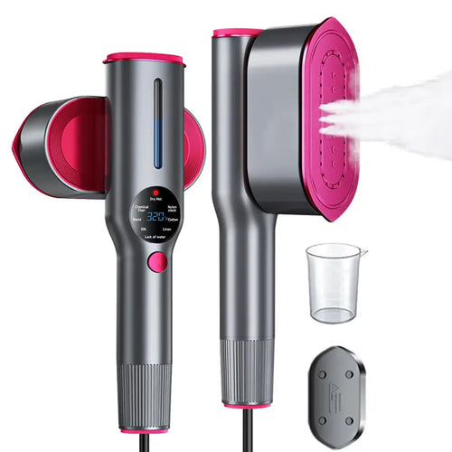 7-Mode Handheld Garment Steamer with LED Display – Portable Travel Steamer